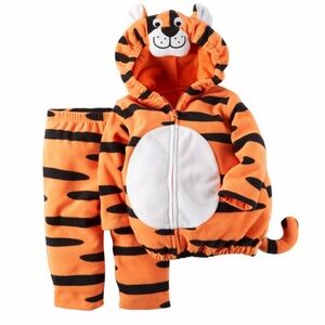 Carter's Orange and Black Tiger Outfit